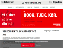 Tablet Screenshot of lcautoservice.dk